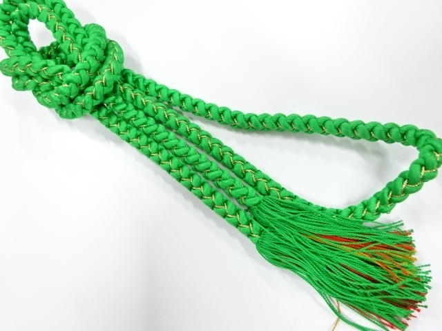 正絹　手組帯締め